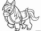Horse Coloring Kids Pages Printable Funny Print Prints sketch template