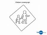 Colouring Signs Pages Road Colour Safety Kids Traffic Sign Coloring Crossing Children Basic Kidspot Colours Primary Preschool Au Puzzle Drawing sketch template