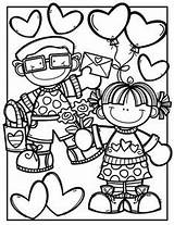Coloring Valentine Creative Clips Pages Clipart Made Teacherspayteachers Book Clip Dibujos Para Books Colouring Sheets Grandes Valentines Colorear Melonheadz Kids sketch template