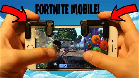 turning  iphone   fortnite mobile controller youtube