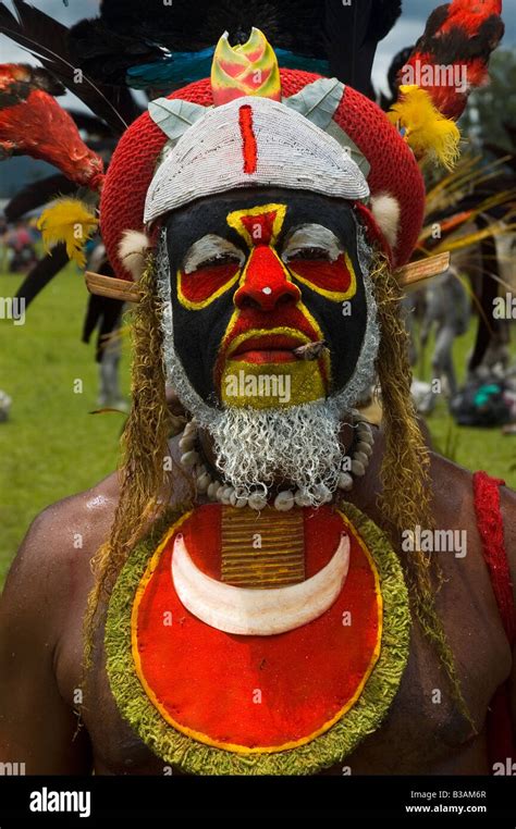 black tribe tribe goroka  res stock photography  images alamy