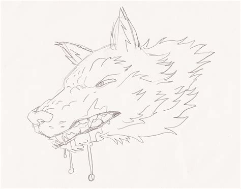 the royal daily sketch direwolf head inspired by games of thrones