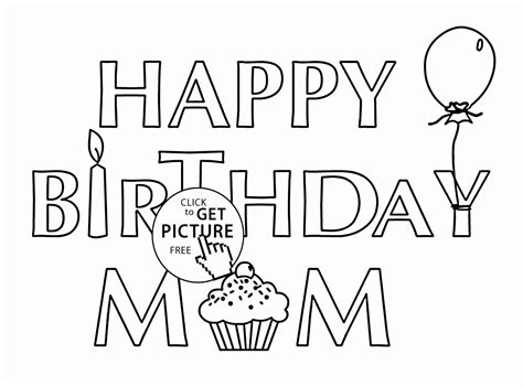 mom birthday card template professional template ideas