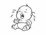 Crying Baby Coloring Pages Number Cry Drawing Para Colorear Preschoolers Book Print Babies Thing Boy Imagenes Ferrari Color Coloringcrew Logo sketch template