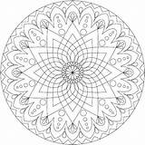 Mandala Pages Coloring Complicated Getcolorings Intricate sketch template