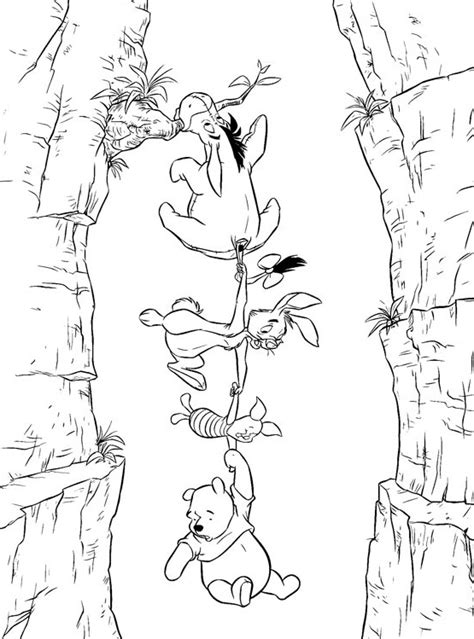 winnie  pooh coloring pages learny kids
