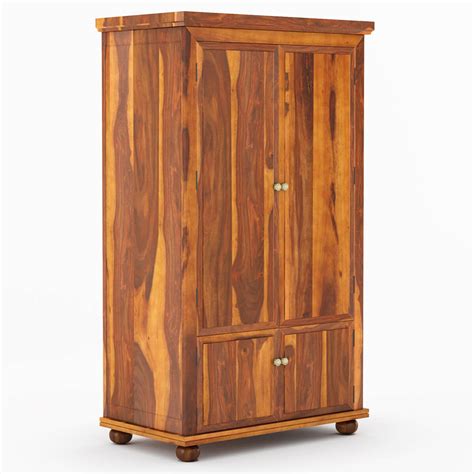 real wood armoire wardrobe closet  solid wood  sliding door wardrobearmoirecloset
