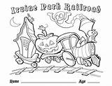 Coloring Train Pages Railroad Park Crossing Thomas Irvine Pdf Halloween Printable Getcolorings Getdrawings Easter Christmas Children Pumpkin Color Bounce Moon sketch template