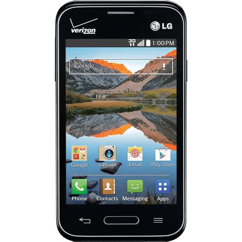 verizon lg optimus zone  gb prepaid smartphone black walmartcom