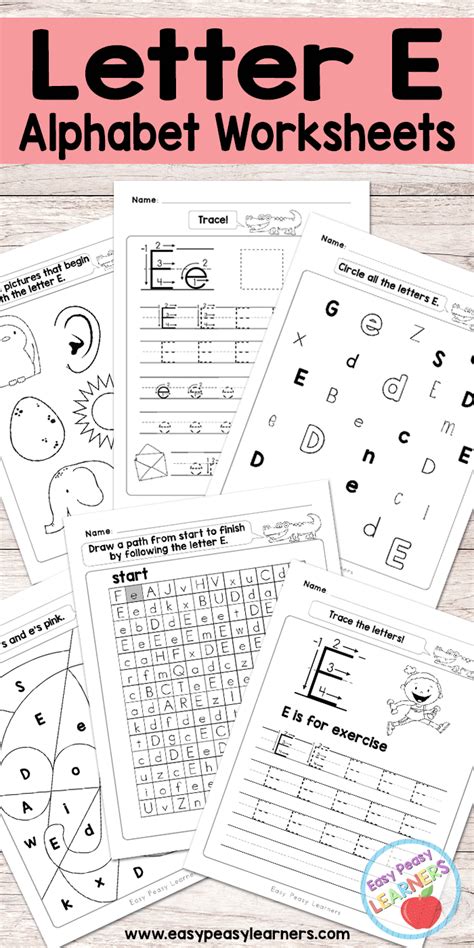 letter  worksheets alphabet series easy peasy learners