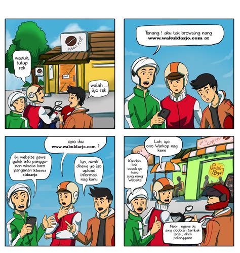 cerita bergambar kartun komik strip illustrasi kartun murah sidoarjo