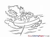 Coloring Pages Swimming Printable Sheet Title sketch template