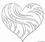 Coloring Heart Pages Intricate Printable Print Hearts Color Fancy Kids Adults Drawing Adult sketch template