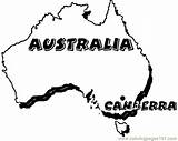 Australia Coloring Map Pages Printable Online Coloringpages101 Color Powered Results sketch template