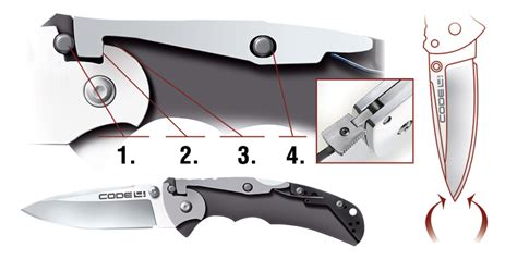 tri ad lock patented knife locking technology cold steel