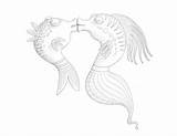 Pout Fish Coloring Pages Kiss Color Books Popular Coloringhome sketch template