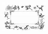 Frame Coloring Nature sketch template