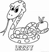 Lizzy Slang Naam sketch template