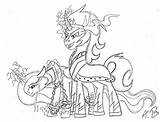 King Sombra Mlp Coloring Pages Slave Template sketch template