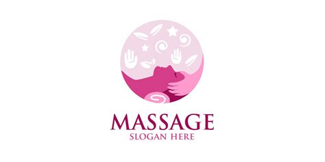 massage logo design 6 by denayunecs codester