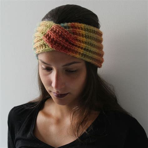 knit turban headband knitting patterns  beginner knitting