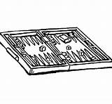 Backgammon Coloring Coloringcrew sketch template