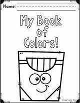 Book Colors Color Preschool Printable Dual Language Kindergarten Bilingual Activities Learning sketch template