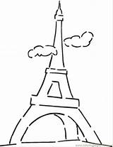 Coloring Tower Eiffel Pages Flag France French Outline Paris Drawing Clipart Tour Cartoon Sheet Colouring Printable Google Easy Getdrawings Logo sketch template