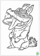 Croods Dinokids Douglas Colorear Cane Amico Migliore Tonco Coccodrillo Coloradisegni Weeknd sketch template