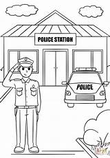 Police Polizeistation Malvorlagen Polizia Polizei Pobarvanke Polizeiauto Malvorlagentv Stazione Polizeiautos Zawody Worksheets Drukuj sketch template