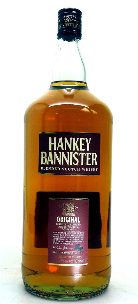 hankey bannister original blended scotch whisky  town tequila