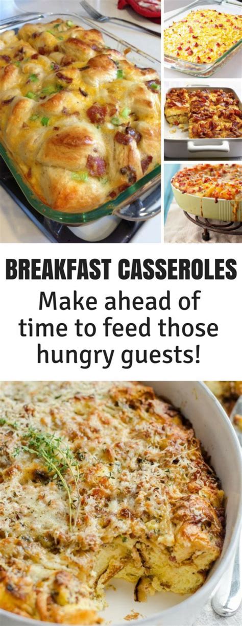 make ahead breakfast casseroles to feed a crowd these delicious