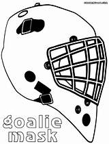 Mask Hockey Template sketch template