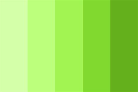 shades  green lightest color palette