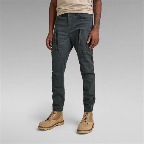 denim cargo 3d skinny jeans grey g star raw®