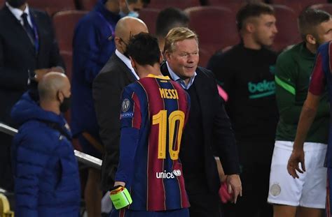 koeman issues barcelona sack demand  messi contract leak