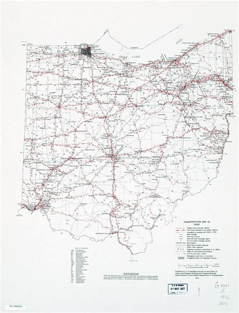 railroads  ohio    mile network