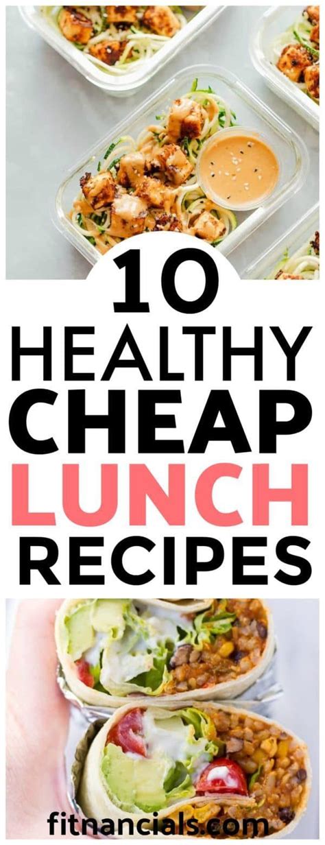 healthy  cheap lunch recipes cheap healthy lunch cheap healthy