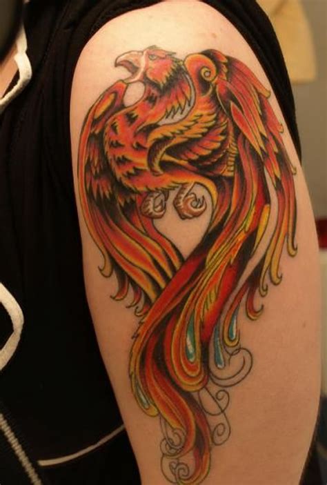 Half Sleeve Phoenix Tattoo Pictures To Pin On Pinterest Phoenix