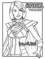 Supergirl Drawing Injustice Getdrawings Narrated Kara Protect sketch template