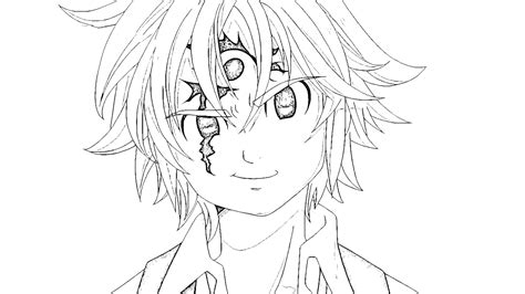 Meliodas Nanatsu No Taizai Para Colorear E Imprimir