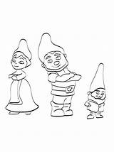 Gnomes Sherlock Coloring sketch template