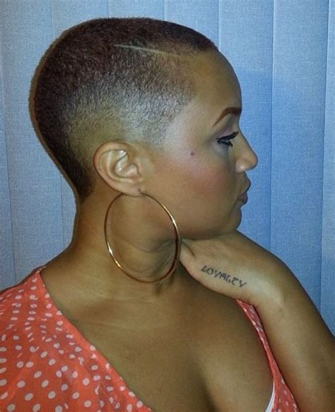 natural hair big chop twa fade haircut