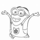 Minion Coloring Purple Pages Color Minions Getcolorings Print sketch template