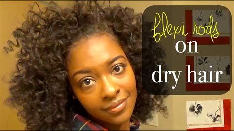 How To Get The Best Flexi Rod Curls On Natural Hair Youtube