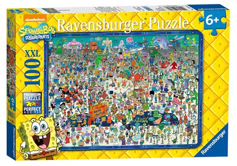 spongebob squarepants xxl  piece jigsaw puzzle game