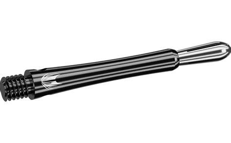 grip style aluminium shaft black target darts