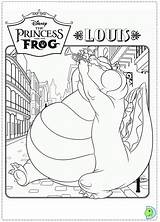 Frog Princess Coloring Pages Kids Sheets Print Disney Book Louis Activity Color Clipart Library Word Search Printable Dinokids Colouring Elegant sketch template