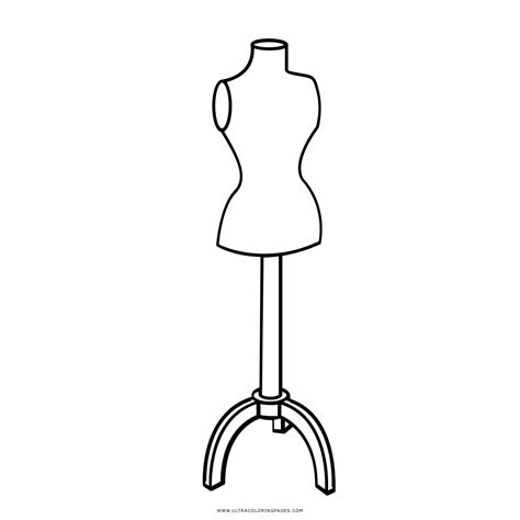 mannequin coloring page ultra coloring pages