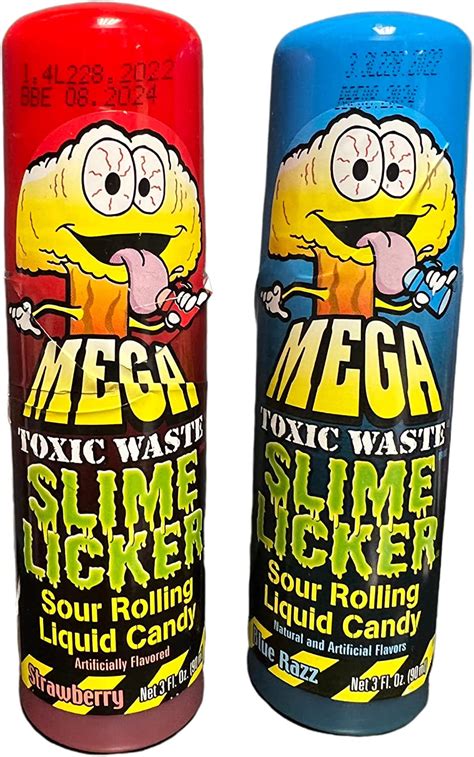 Mega Slime Lickers 2 Pack Strawberry Blue Razz Amazon Ae Grocery